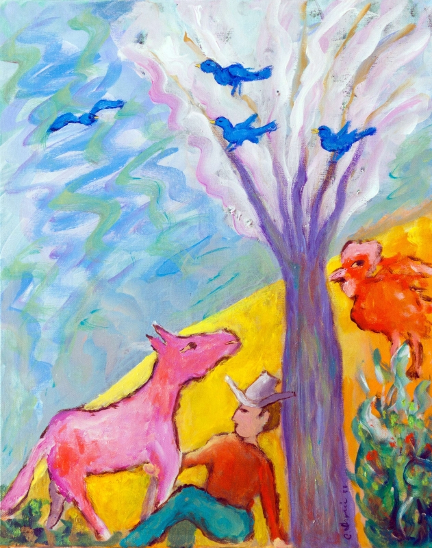 Bluebird Tree by artist Craig Irvin